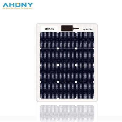 China Popular bifacial solar panel for home leisure use semi rigid solar panel 40w walk step drive on IBC solar cells CE ROHS salt haze test with high efficiency for outdoor use leisure home use for sale