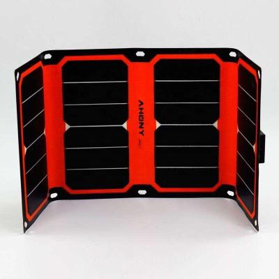 China Small Leisure Solar Panel Usb Quick Charge DC5521 Potovoltaic Panel Foldable Solar Cover For Campers Backpacking for sale