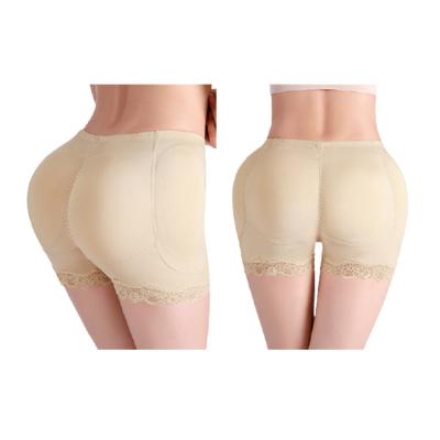 China Rich Hip And Hip Lifting Pants Breathable Women's Fake Flipped Pants Belt Fake Hip Lace Body Shaping Underwear With Pad for sale