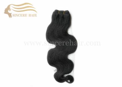 China Hot 20 Inch BODY WAVE Hair Extensions for Sale, 50 CM Black BW Remy Human Hair Weft Extensions 100 Gram For Sale for sale