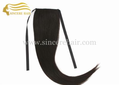 China 20 Inch New Fashion Hair Products, 50 CM Natural Black Remy Human Hair Ponytail Extensions 100 Gram For Sale for sale