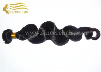 China Hot Sell 22 Inch Black Loose Wave Virgin Remy Human Hair Weft Extensions for sale for sale