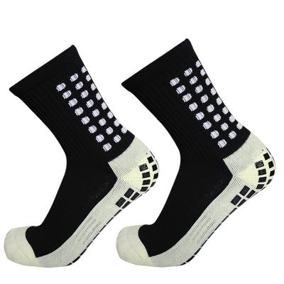 China Breathable Mens Soccer Socks Non Slip Ball Socks Anti Slip Slip Non Grip Pads For Football Grip Socks for sale