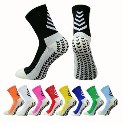 China Breathable Anti-Slip Sport Knocks Sporting Socks Non-Slip Rubber Grip For Soccer, Rugby, Basketball, Running, Hiking for sale