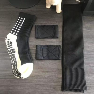 China Breathable Grip Football Socks, Anti Slip Shin Guard Sleeves, Shin Guard Straps (Socks+Straps+Sleeves) for sale