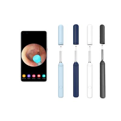 China Ear Cleaning WIFI Mini Endoscope Spoon New Visual Ear-Picking with Camera Wax VCA Electric Ear Aspirator for sale