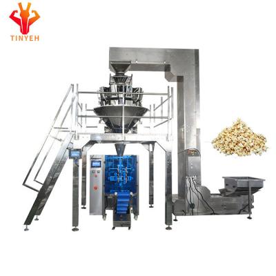 China Automatic High Efficiency Food Packaging Biscuit Cereal Pasta Quartz Sand Corn Chips Silage Popcorn Packing Machine for sale