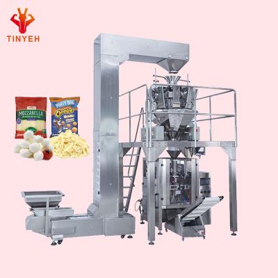 China High Efficiency Automatic Vacuum Grated Shredded Mozzarella Hallomi Cheese Filling Sealing Packaging Machine Price for sale