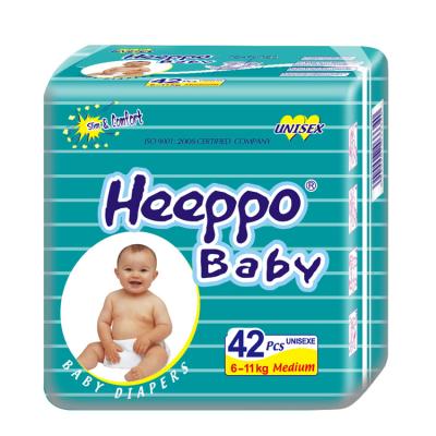 China Famous factory brand Heeppo baby plain weave diaper made in turkey for sale