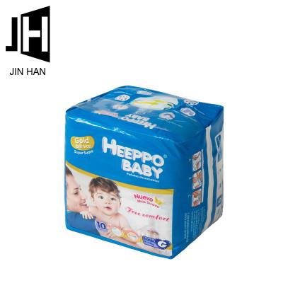 China Heeppo Baby Wholesale Cotton Baby Printed Disposable Diapers for sale