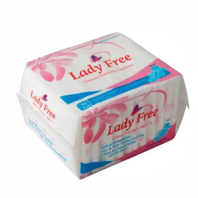 China Lady Super Absorbent Anion 280mm Biodegradable Sanitary Napkin OEM Sanitary Pads Pads In Congo for sale