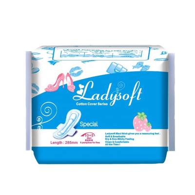 China New super absorbent sanitary pads for women / Sufy pads sanitay pads for Iraq market for sale