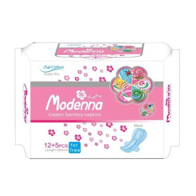 China Hot Sale Women Night Use Pads Breathable Care Disposable Menstrual Dry Sanitary Napkins In West Africa for sale