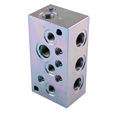 China 40L 80L 120L Flow Hydraulic Valve Manifold Block Aluminum Cast Ductile Iron Steel Valve for sale