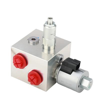 China Aluminium-Hydraulikventil-Block-Solenoidventil 12V CNC-Verarbeitung zu verkaufen