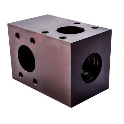 China CNC Machined Aluminum Cast Iron Hydraulic Manifold Valve Block Flow Control Valve for sale