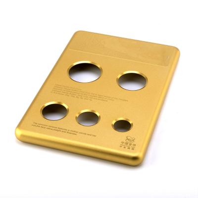 China High Density Metal CNC Milling Service Stainless Steel Brass Aluminum Shell Plate for sale