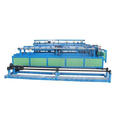 China Security Fence Diamond Wire Mesh Chain Link Fence Making Net Making Machine for sale