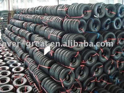 China wheelbarrow tire and wheelbarrow tire inner tube 400-8 for sale