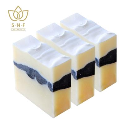 China Natural Bamboo Charcoal Goat Milk Handmade Soap olive oil classic Anti-acne white soap for sale