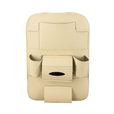 China Brief & New Design Color Car Back Seat Storage Car Back Seat Storage Hanging Bag Simple Leather Storage Bag for sale