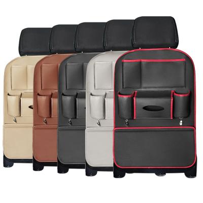 China Brief & Good Quality Multifunctional Organizer Simple Color Factory Car Back Seat Storage Hanging Bag for sale