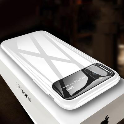 China Luxury Waterproof Lens PC Phone Case For Iphone 13 12 pro Max Xsmax Xs Xr X Ultrathin Cover Coque Funda Shell Mirror Protector 8 7plus for sale