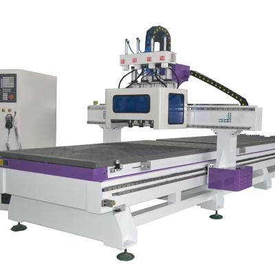 China Hotels Hotels Double Table ATC With Drill Center CNC Router Machine ATC 1325 for sale