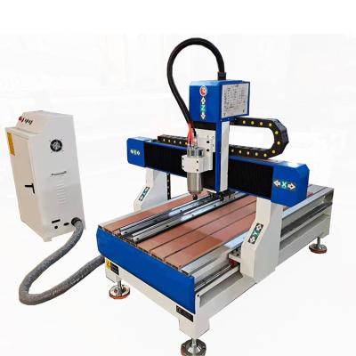 China Hotels Mini CNC Router 6090 4 Axis CNC Wood Engraving Cutting Machine Price for sale