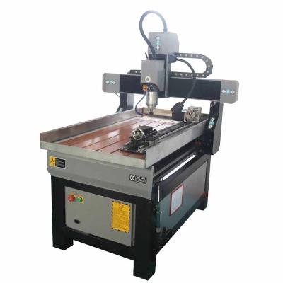 China Hotels China Manufacturer Best Price 4 Axis CNC Router 6090 CNC Wood Carving Router For Sale for sale