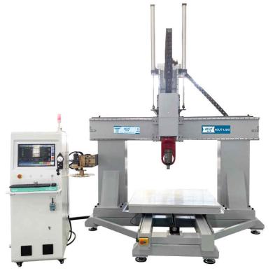 China Hotels 5 Axis Machining Center High Precision CNC Engraving Machine 1211 Tool Switch 9KW Axis 3D Automatic Wood Carving Machine for sale