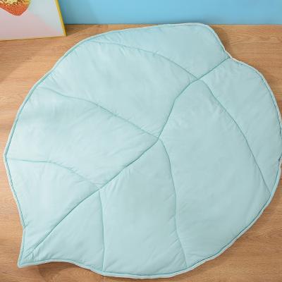 China High Quality Washable Non-slip Soft Cotton Baby Mat Leaf For Living Room Play for sale