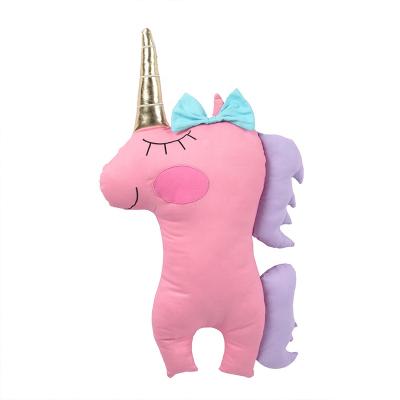 China New Arrival Children's Toys Cute Comfortable Unicorn Pillow Sleeping Cushion Plush Animal Doll for sale