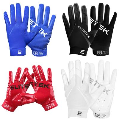 China No Finger Protection Factory OEM/ODM Customization American Football Receiver Gloves Youth Professional Outdoor AdultF for sale