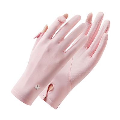 China New Full Hand UV Sunscreen Anti-ultraviolet Unisex Glove Outdoor UV Sun Protection Gloves For Cycling Motor Operation for sale