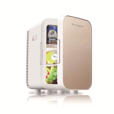 China THERMO-ELECTRIC Beverage Mini Beer Small Size Fruit Fridge Touch Screen Hotel Home Office Car Cooling Portable Fridge for sale