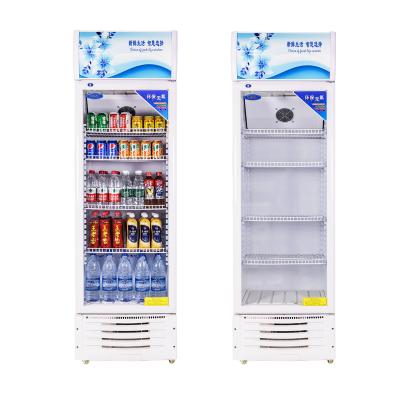 China Single-temp Lowest Price! Customized Wholesale Advertising Cheap Beverage Cooler Beverage Fridge For Retail / Convenience Stores for sale