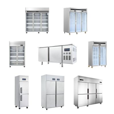 China Wholesale high quality commercial Double-temperature restaurant/hotel food meat freezer vegetable storage refrigerator equipment for sale