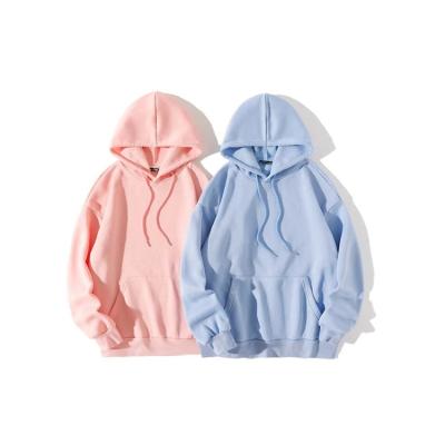 China Factory Wholesale Eco-Friendly Men's Kangaroo Custom Rib Cuff Hoodie Men Long Basic Pocket Sleeves Cheap Plain Hoodies for sale