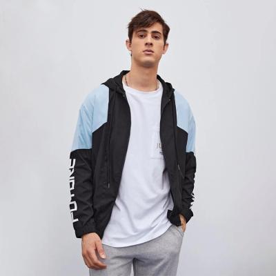 China High Quality Men's Sports Zipper Hooded Jackets Breathable Custom Full Zipper Jackets for sale