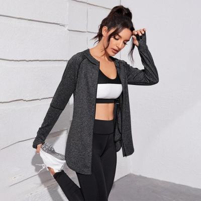 China Good Quality Women's Normal Pockets Fitted Jacket Breathable Ladies Aplet Zipper Up Casual Sports Jacket for sale