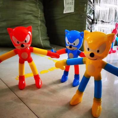 China PVC DIY Exhausting Spring Tube Kids Stress Relieve Retractable Toy Kids Change Decompression Toys Squeeze Toys Gifts Hundreds for sale