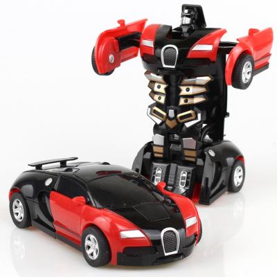 China One-Key Deformation Car Toys Auto Transform Plastic Model Car Funny Diecasts Toy Boys Amazing Gifts Kid Toy Robot Zxc 1 for sale