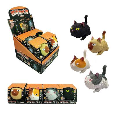 China Creative Fresh cheap needoh Selieve Stress Duct Ball Set Pinch Cat Pet Dqueeze Toys Needoh Sensory Cat for sale