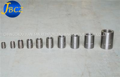 China Screw Threaded Reinforcing Bar Couplers / Reinforced Construction Rebar Splice for sale