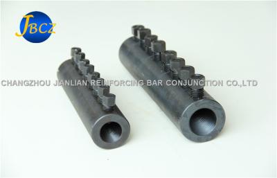 China Locked Series Mechanical Rebar Couplers / Steel Bar Connecting Bolt Coupler for sale