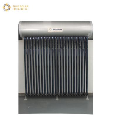 China Outdoor explosion the silver solar water heater 400l Peru GMO for sale