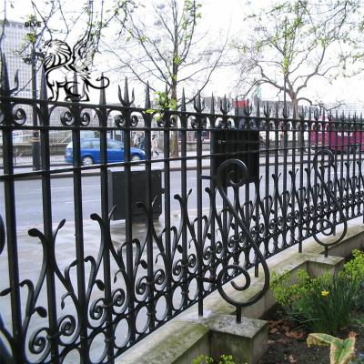 China cheap easily assembled wrought iron fence philippines slide iron fence easily assembled iron fence desings metal for sale