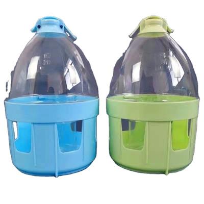 China Factory Wholesale Portable Durable Automatic Water Drinker Bottle Eco-friendly Plastic Feeder For Birds Pigeon for sale