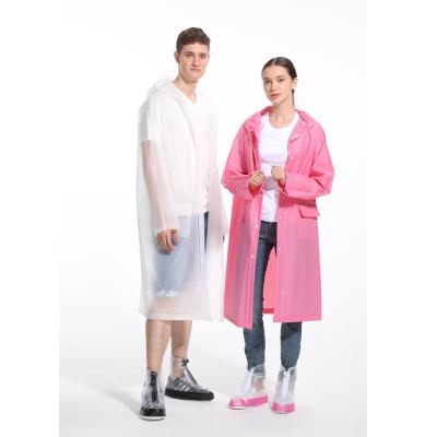 China Hooded Raincoats /Windproof/Eco-friendly/Durable/Soft Transparent Loose Women Raincoats High Quality Custom Made 100% Long Rainwear Raincoats for sale